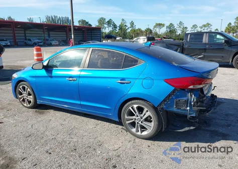 2017 Hyundai Elantra Limited z USA, uszkodzony, nr VIN KMHD84LF6HU077005